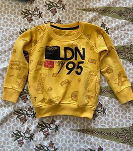 Kids Sweatshirt - Yellow London