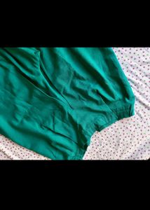 Green Wide-Leg Pants