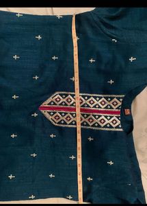 Peacock Green Silk Blend Kurta