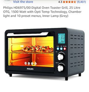 Philips HD6975/00 Digital Oven Toaster Grill, 25 L