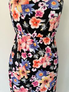 Boho Floral Strapless Maxi Dress