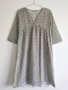 Bohemian Print Midi Dress