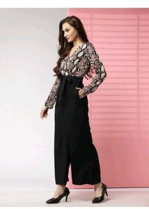 Lowest Prices_Chic Snake Print Jumpsuit