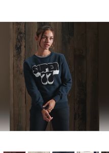 Superdry Limited Edition Chenille ShadowCrew Sweat