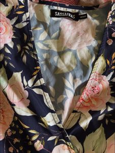 Floral Print Peplum Top