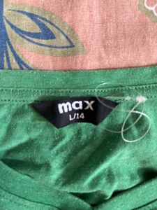 V-Neck Green T-Shirt