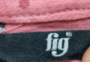 Pink Floral Print Top kurti