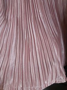 Pink Pleated partywear Dress for girls