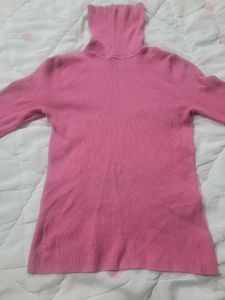 Pink Ribbed Top
