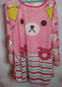 Cute Pink Bear Nightgown