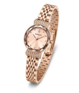 SHIVILEX Rose Gold Crystal Watch