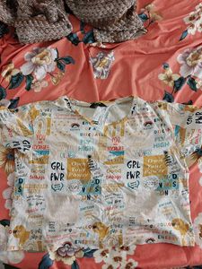 Girl Power Graphic Print Tee