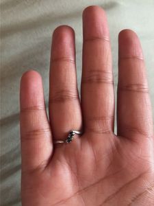 original BLUE Sapphire Ring with 925 silv