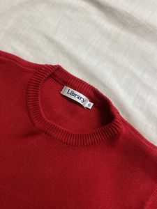 Red Short Sleeve Crew Neck T-Shirt