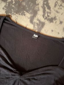 Stylish Black Long Sleeve Top