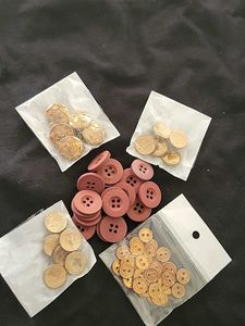 Vintage Brass  Button Lot