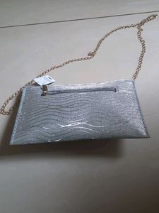 Elegant Silver Clutch