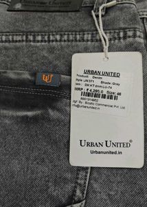 Urban United Grey Washed Jeans