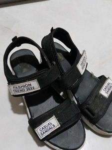 Black Casual Sandals