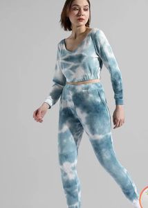 Tie-Dye Ribbed Cord Set