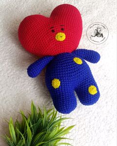 Amigurumi TATA BT21 doll