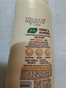 Joy Honey &amp; Almonds Body Lotio