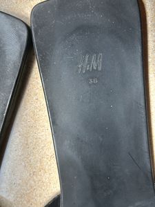 H&amp;M Black Flats Size 38