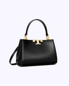 Tory Burch Cream Leather Top Handle Bag