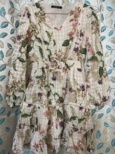 Floral Print Mini Dress