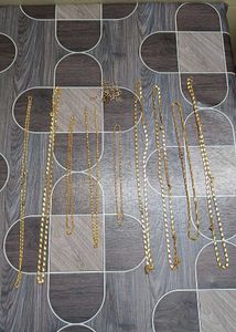 gold plated chains - FREE BOX ✅
