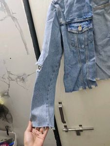 Zara Stylish Blue Denim Jacket