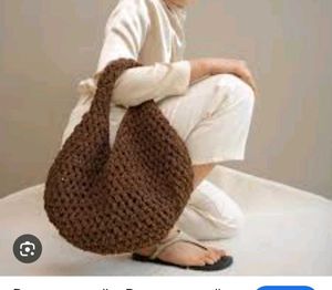 Chic Crochet Hobo Bag