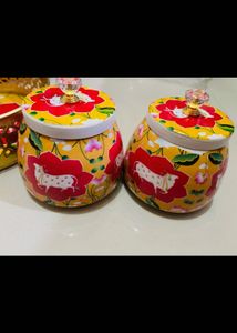 Decorative Serving Tray with Jars newwdtag