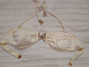 Stylish White Bikini Top