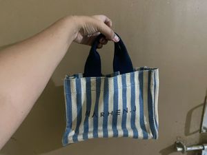 Marhen.J Striped Canvas Tote Bag