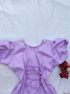 Lilac Corset back kurti 🪻🫶