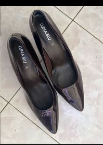 LUNABLU by Westside | brown Patent Leather Heels
