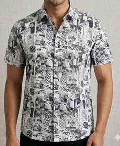 Graphic Print Short Sleeve Shirt