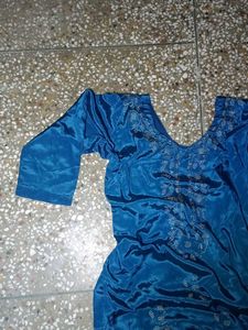 heavy silk sarara kurti