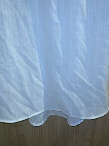 White Self Design Top From Imfashini