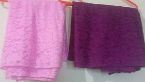 Pack of 2 neted fabric (saree)
