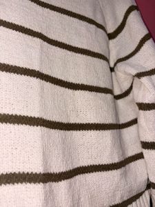 Striped Knit Sweater