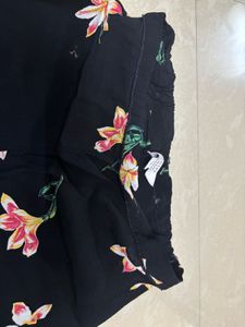 Premium Floral Wide-Leg Flowy Trousers