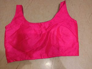 Pink Saree Blouse - Vibrant & Stylish