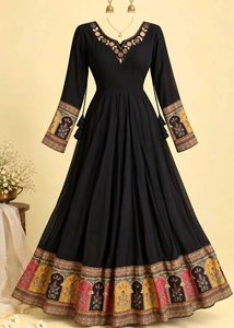 Beautiful Black Ethnic Gown