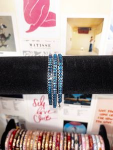 Elegant Blue Stone Bracelet