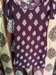 Patterned Casual Day Dress