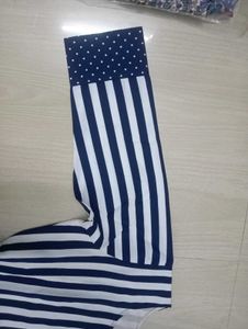 Blue White Striped Maxi Dress -XL