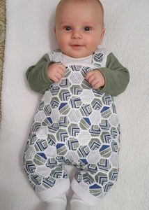 Cute Baby Overalls Outfit