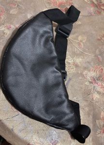 black waist bag